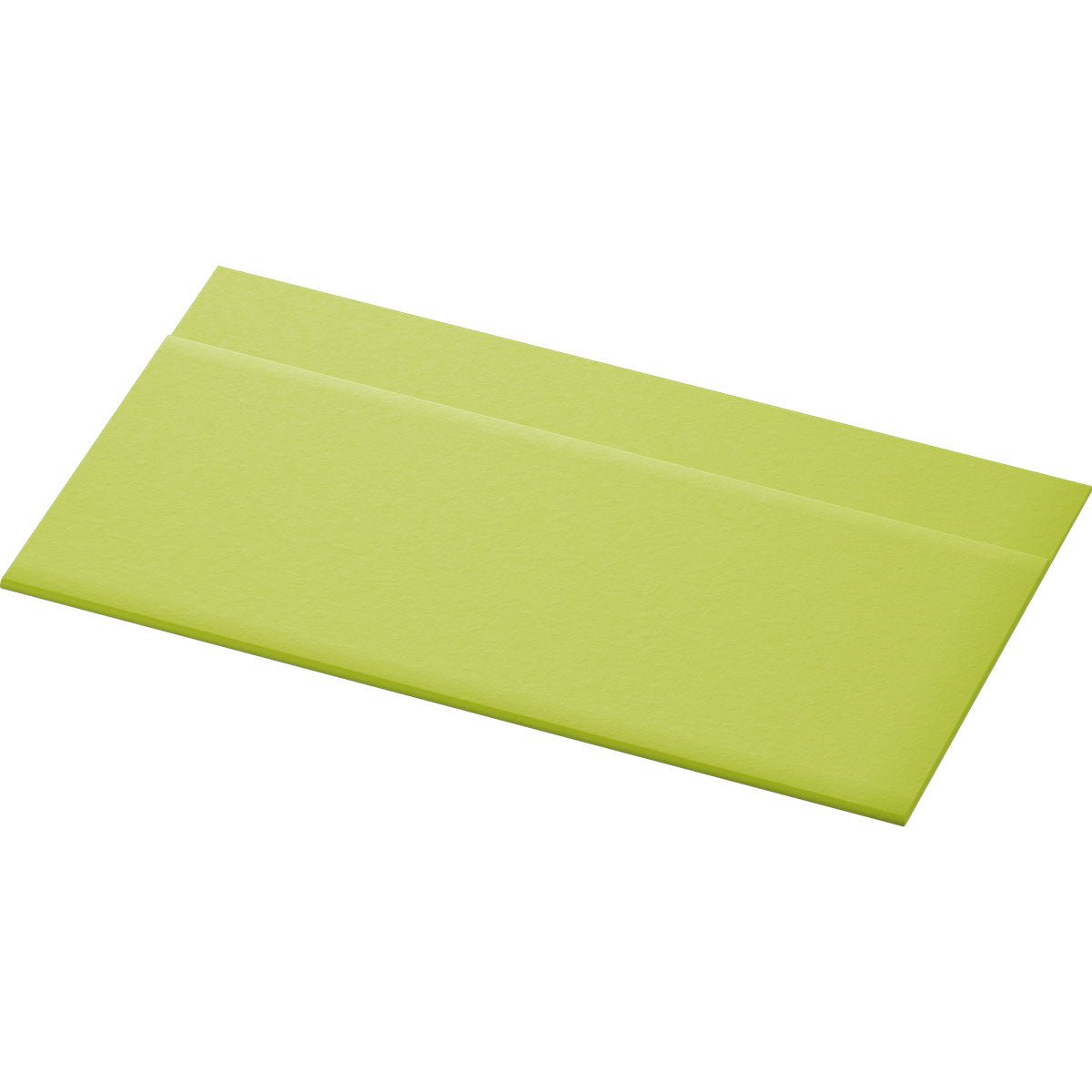 A dispenser serv 33, Kiwi (6x750) beverage dispenser by Duni GmbH is depicted against a white background. The rectangular package with 750 napkins appears closed and slightly angled.