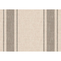 The beige fabric with vertical dark gray herringbone stripes adds texture and style to the design—ideal for the Duni GmbH Malia Towel Napkin 38x54 cm—Black, soft and absorbent design | Pack (250 pieces).