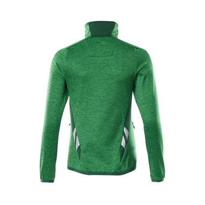 Fleecepullover mit kurzem Zipper, Damen Microfleecejacke