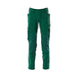 Pants, knee pockets, ULTIMATE STRETCH pants, green
