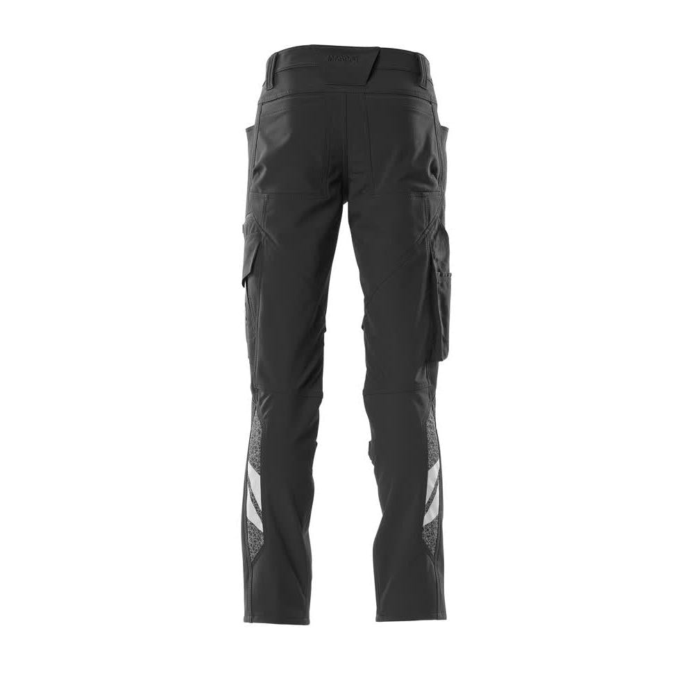 Pants, knee pockets, ULTIMATE STRETCH pants, black