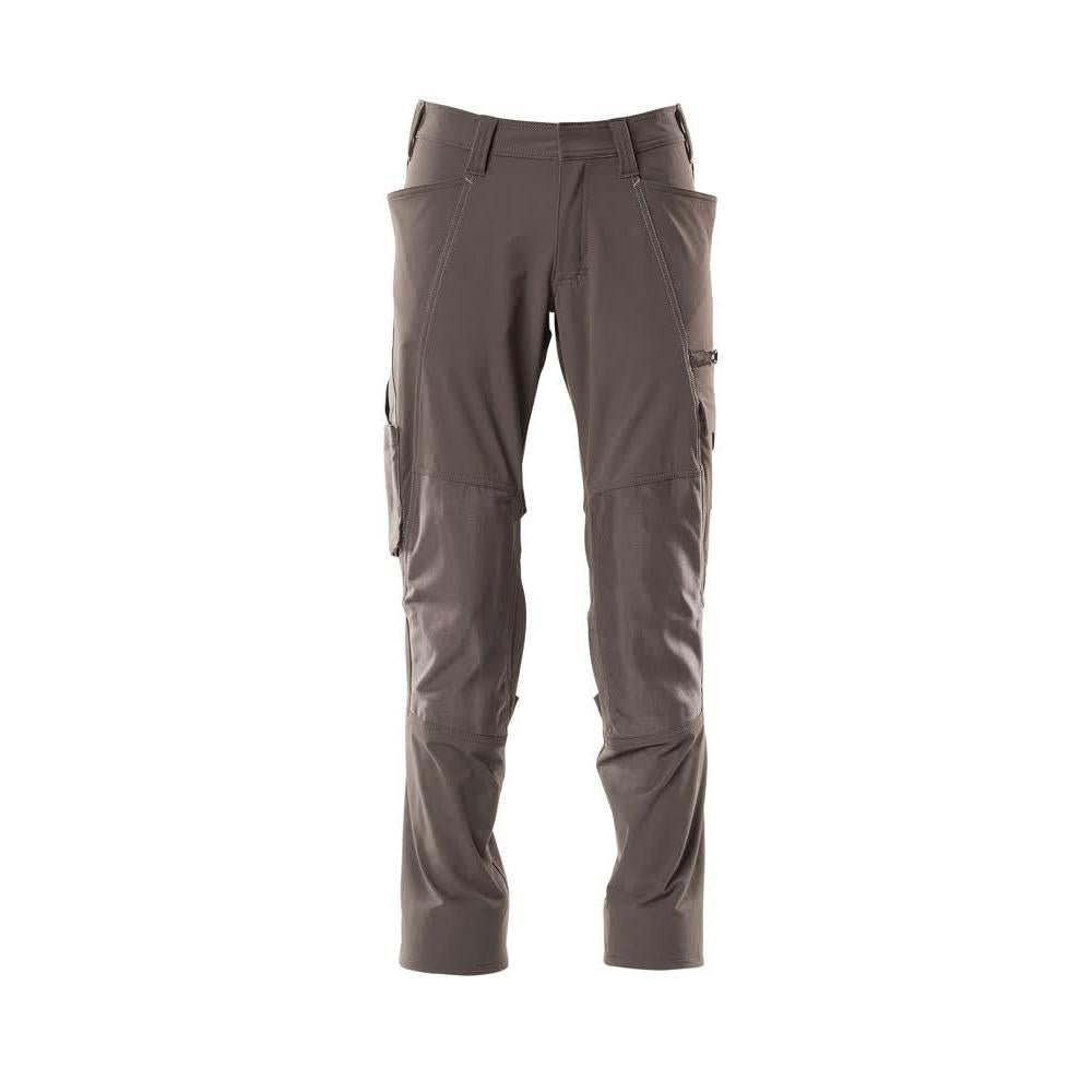 Pants, knee pockets, ULTIMATE STRETCH pants, dark anthracite