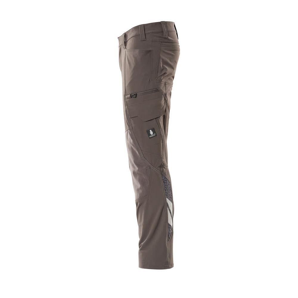 Pants, knee pockets, ULTIMATE STRETCH pants, dark anthracite