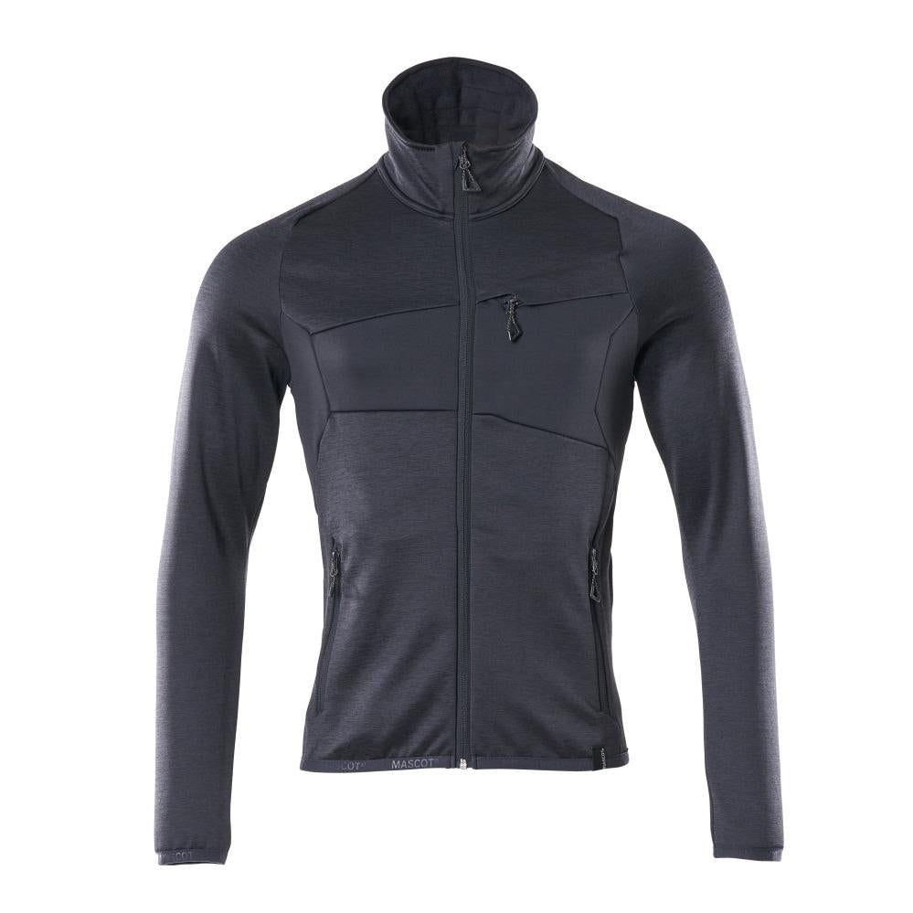 Fleecepullover mit Reißverschluss Microfleecejacke