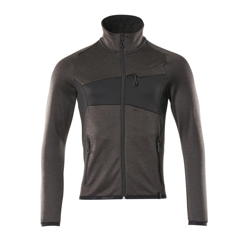 Fleecepullover mit Reißverschluss Microfleecejacke