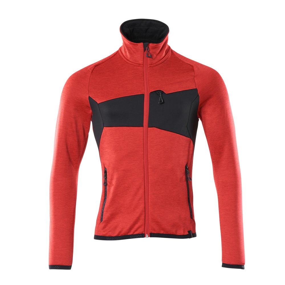 Fleecepullover mit Reißverschluss Microfleecejacke