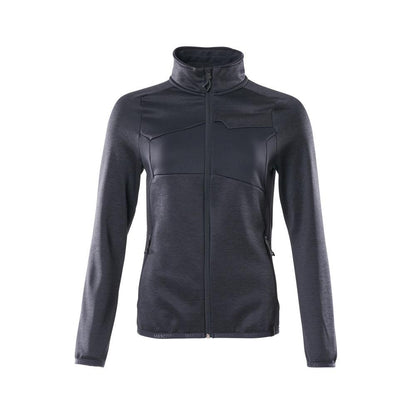 Fleecepullover mit Reißverschluss, Damen Microfleecejacke