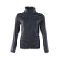 Fleece pullover with zip, women's microfleece jacket