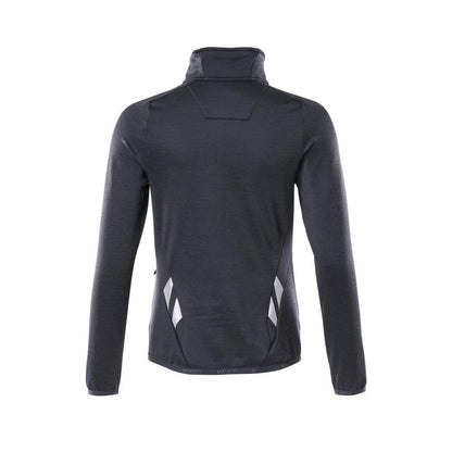 Fleecepullover mit Reißverschluss, Damen Microfleecejacke