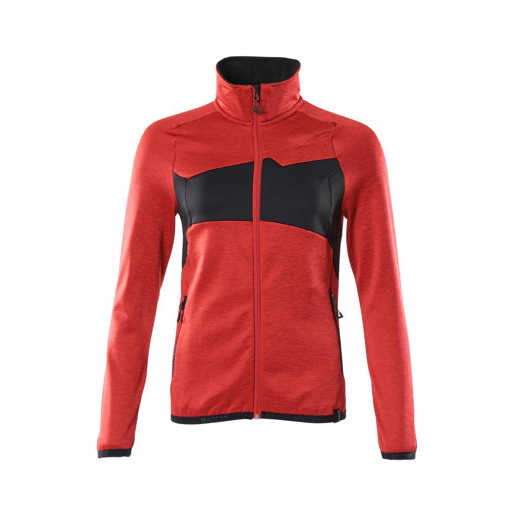 Fleecepullover mit Reißverschluss, Damen Microfleecejacke