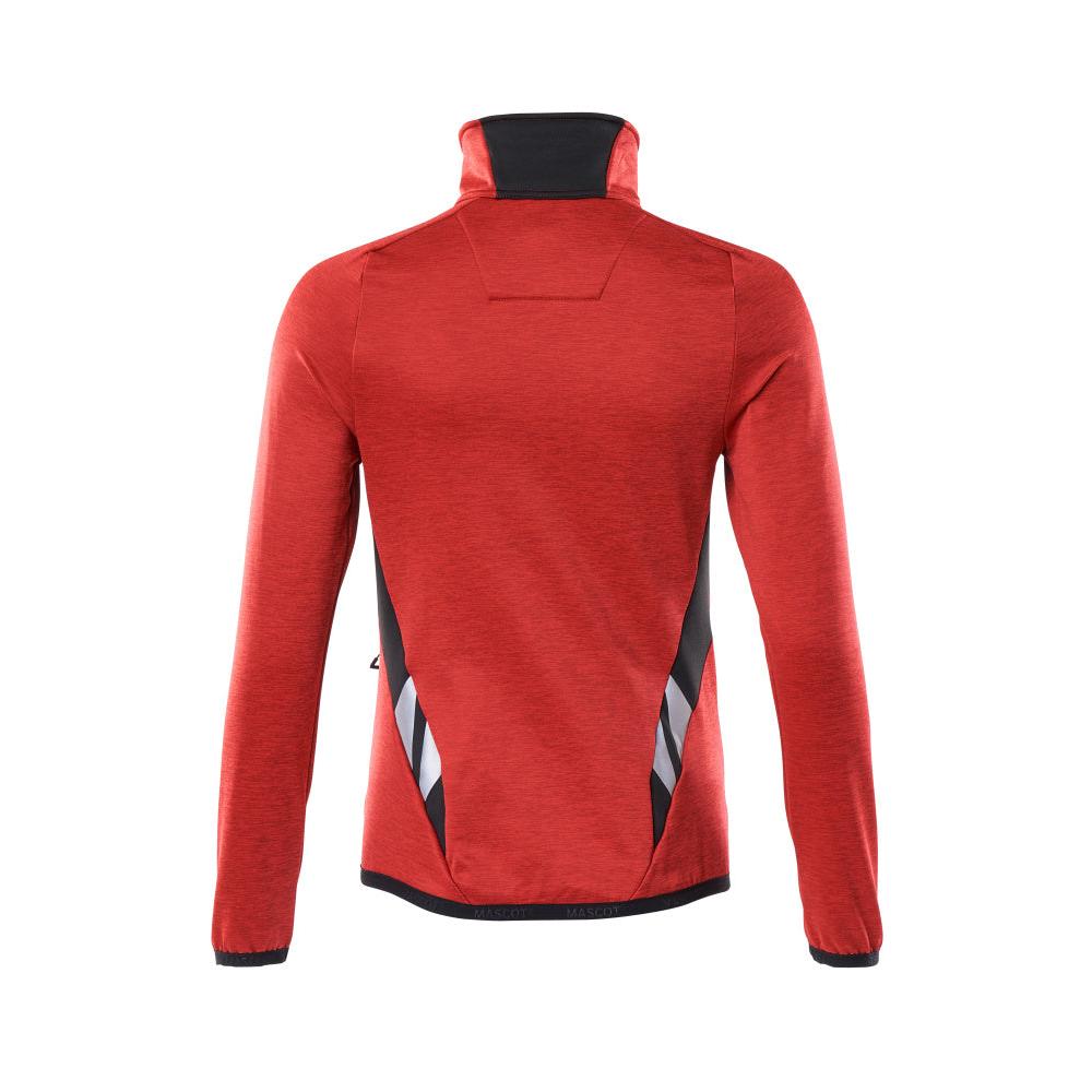 Fleecepullover mit Reißverschluss, Damen Microfleecejacke