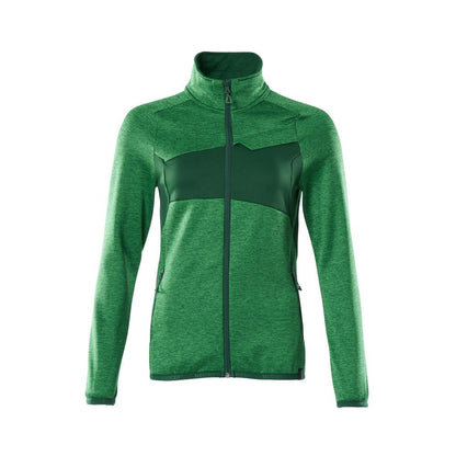 Fleecepullover mit Reißverschluss, Damen Microfleecejacke