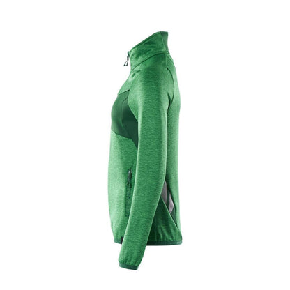 Fleecepullover mit Reißverschluss, Damen Microfleecejacke