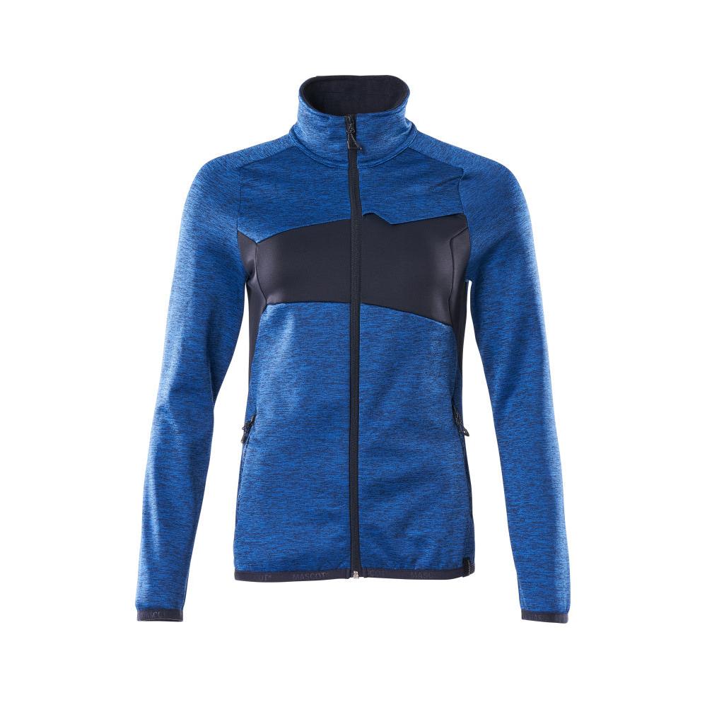 Fleecepullover mit Reißverschluss, Damen Microfleecejacke