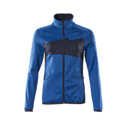 Fleecepullover mit Reißverschluss, Damen Microfleecejacke