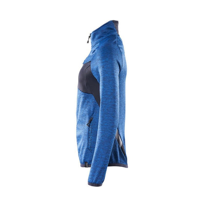 Fleecepullover mit Reißverschluss, Damen Microfleecejacke