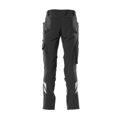 Pants, knee pockets, ULTIMATE STRETCH pants, black