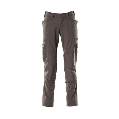 Pants, knee pockets, ULTIMATE STRETCH pants, dark anthracite