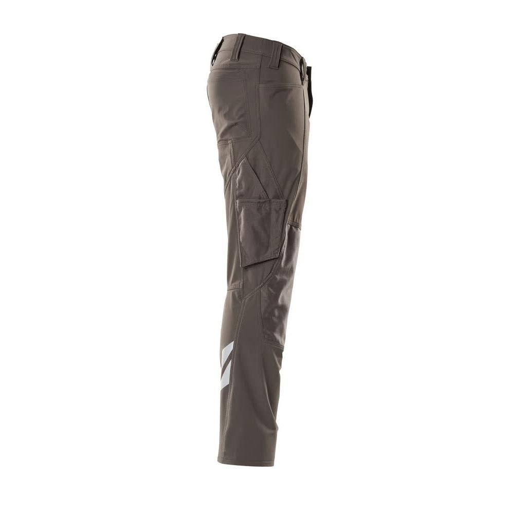 Pants, knee pockets, ULTIMATE STRETCH pants, dark anthracite