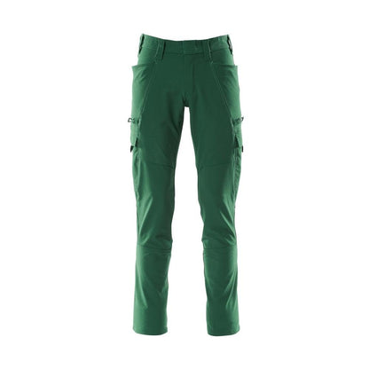 Pants, thigh pockets, ULTIMATE STRETCH pants, green