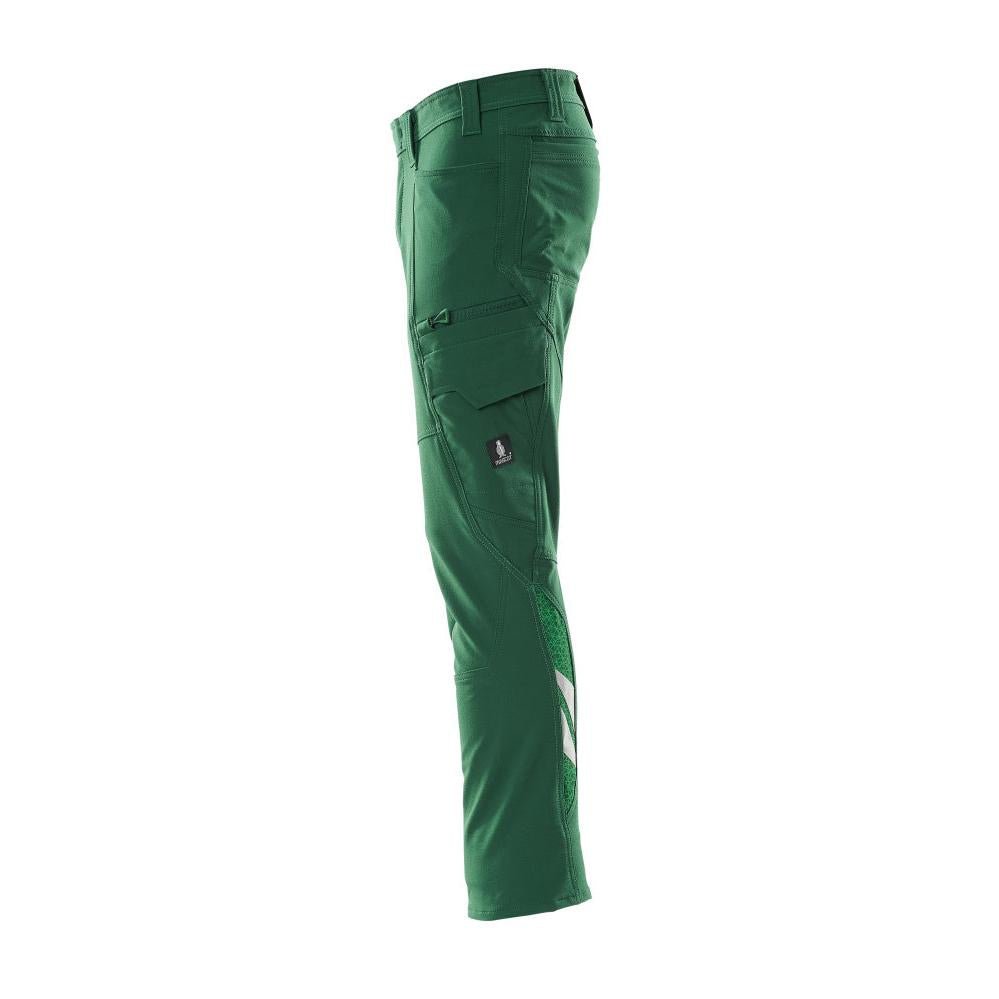 Pants, thigh pockets, ULTIMATE STRETCH pants, green