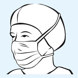 Hartmann Foliodress Anti-Splash Mask | Pack (40 pieces)