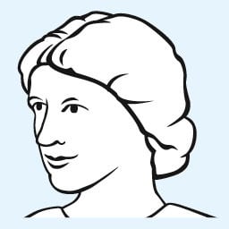 Foliodress Cap Comf Dino unst P100 | Packung (100 Stück)