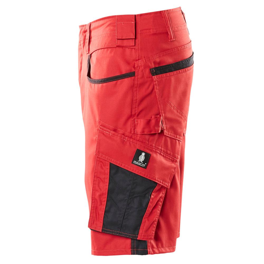 Shorts, light weight shorts, red/black