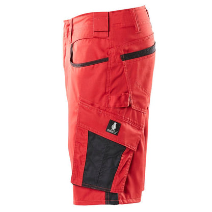 Shorts, light weight shorts, red/black