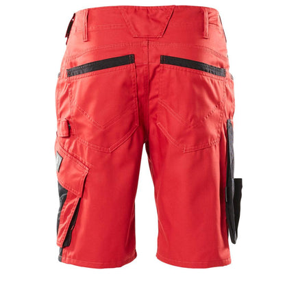 Shorts, light weight shorts, red/black