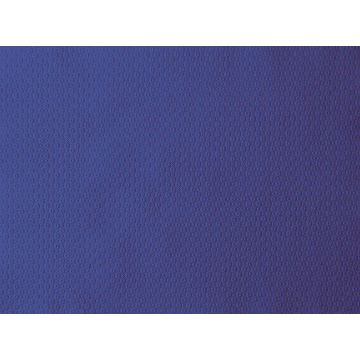 Eine Nahaufnahme der gleichmäßigen, strukturierten Oberfläche des Duni GmbH Papier-Tischsets dunkelblau 30x40 cm mit dezentem Punktmuster - ideal für Feste und Events. Die Packung enthält 500 Stück.