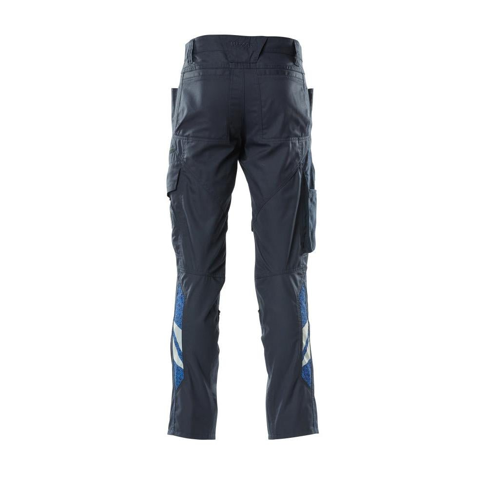 Hose mit Knietaschen, extra leicht Hose, schwarzblau