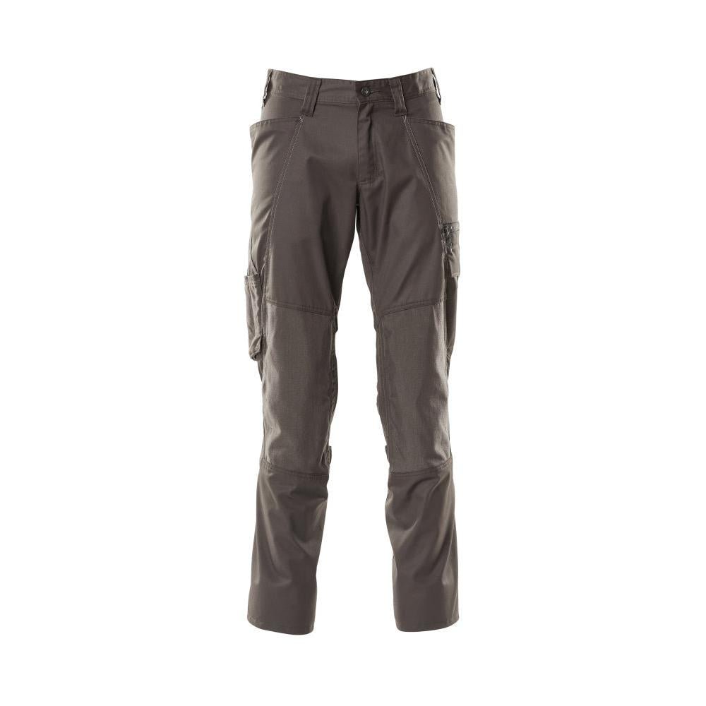 Trousers with knee pockets, extra light trousers, dark anthracite