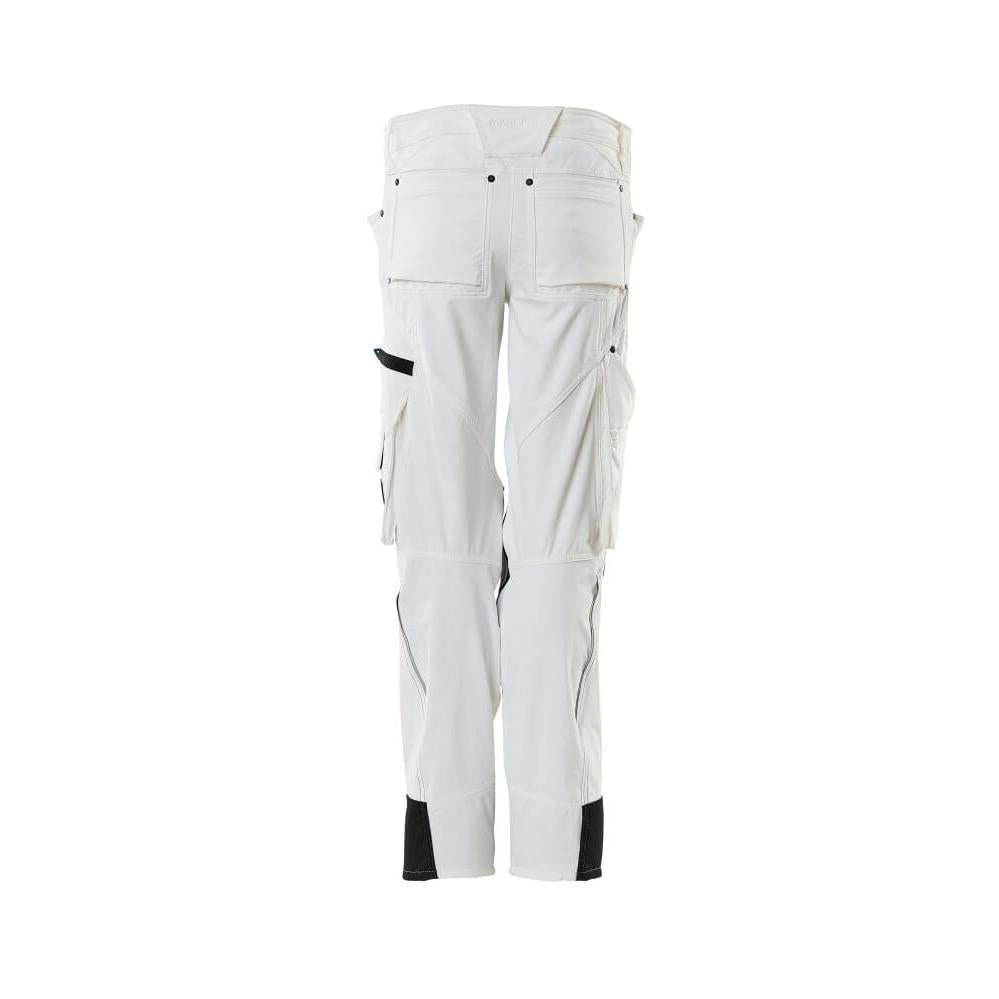 Hose mit Knietaschen, Damen, Pearl Hose, weiss