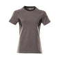 T-Shirt, Damen Damen T-shirt, dunkelanthrazit/schwarz