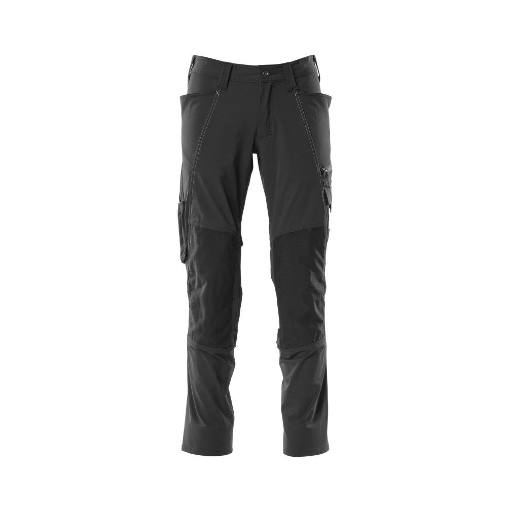 Pants, knee pockets, ULTIMATE STRETCH pants, black