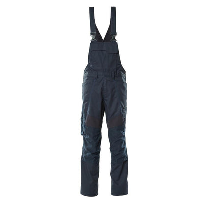 Latzhose, Knietaschen, Stretch-Einsätze Latzhose, schwarzblau