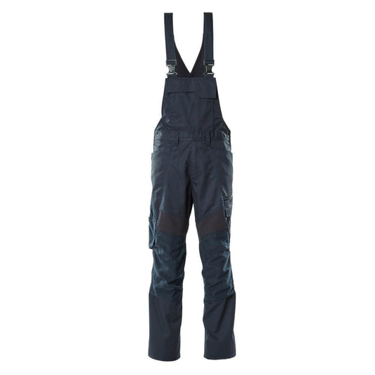 Latzhose, Knietaschen, Stretch-Einsätze Latzhose, schwarzblau