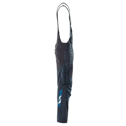 Latzhose, Knietaschen, Stretch-Einsätze Latzhose, schwarzblau