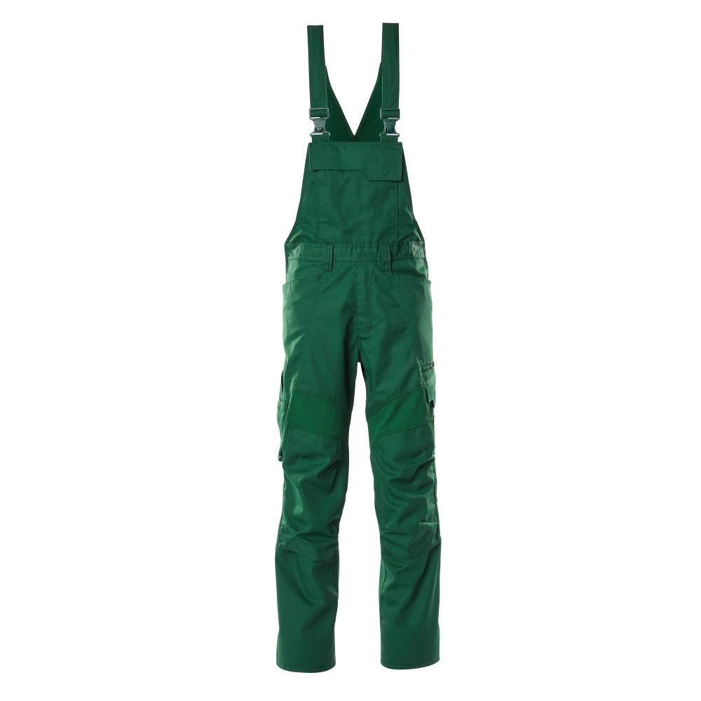 Dungarees, knee pockets, stretch inserts Dungarees, green