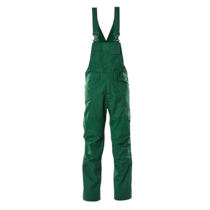 Dungarees, knee pockets, stretch inserts Dungarees, green