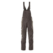 Latzhose, Knietaschen, Stretch-Einsätze Latzhose, dunkelanthrazit