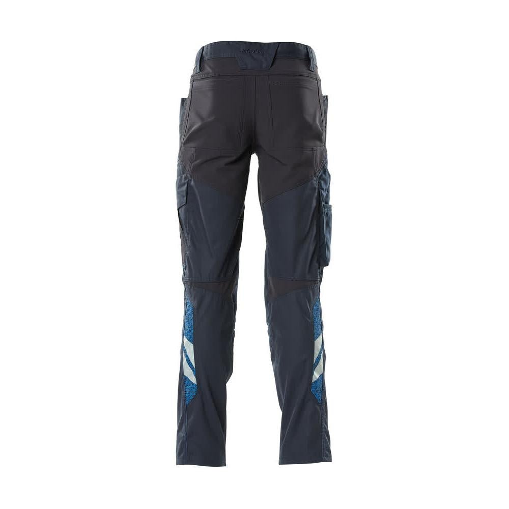 Hose mit Knietaschen, Stretch-Einsätze Hose, schwarzblau