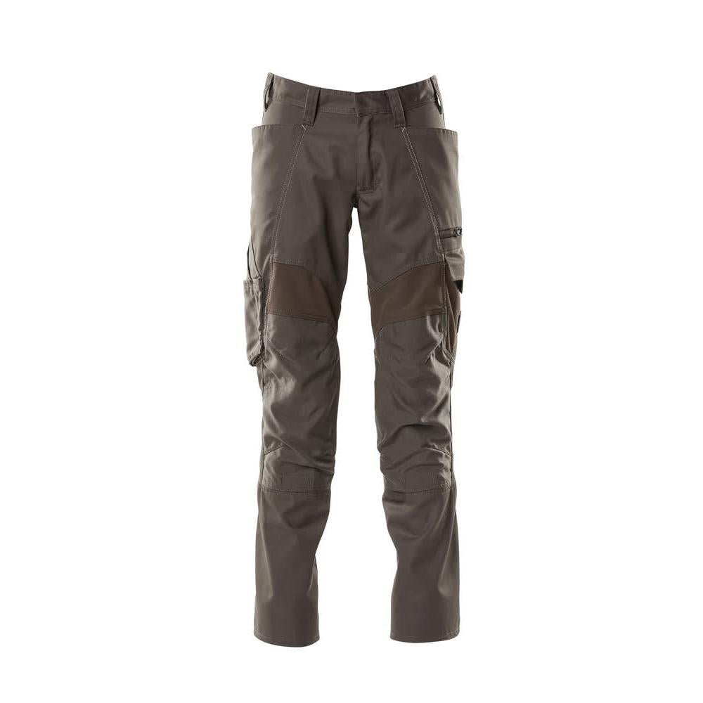 Hose mit Knietaschen, Stretch-Einsätze Hose, dunkelanthrazit