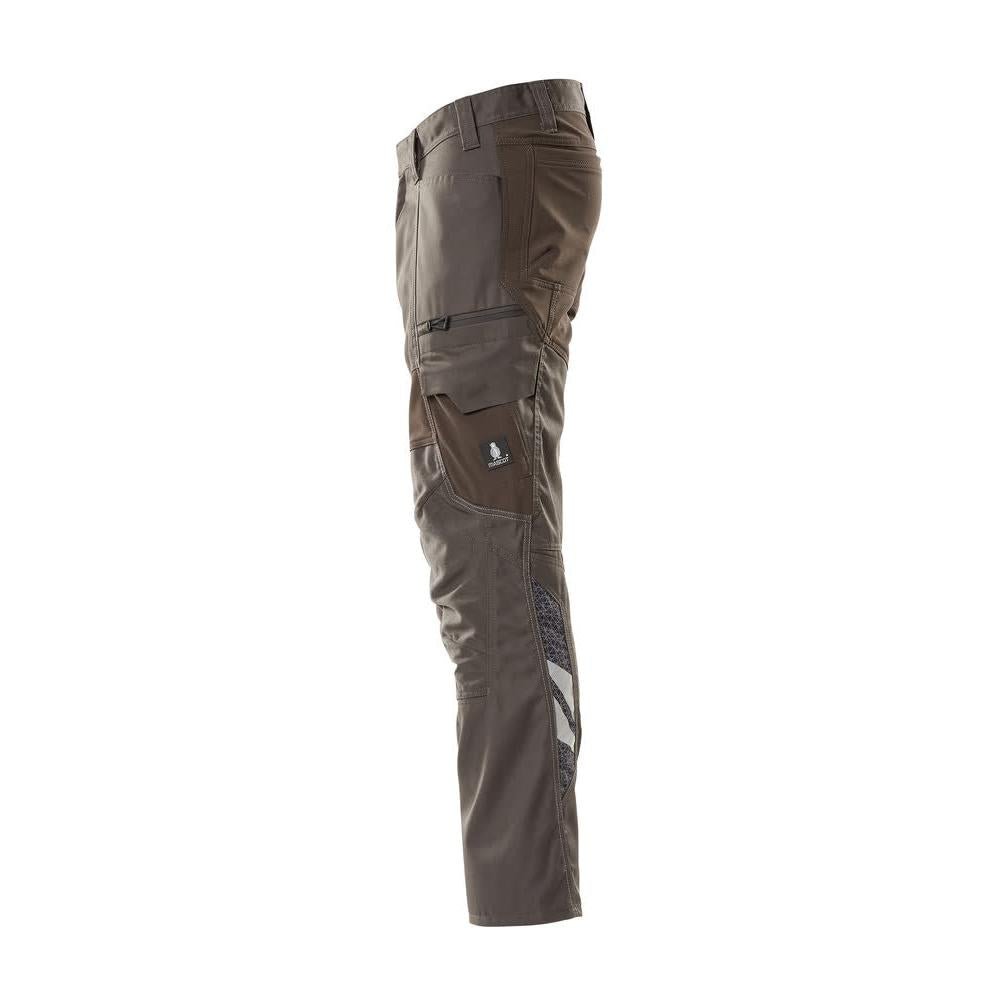 Hose mit Knietaschen, Stretch-Einsätze Hose, dunkelanthrazit