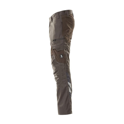 Hose mit Knietaschen, Stretch-Einsätze Hose, dunkelanthrazit