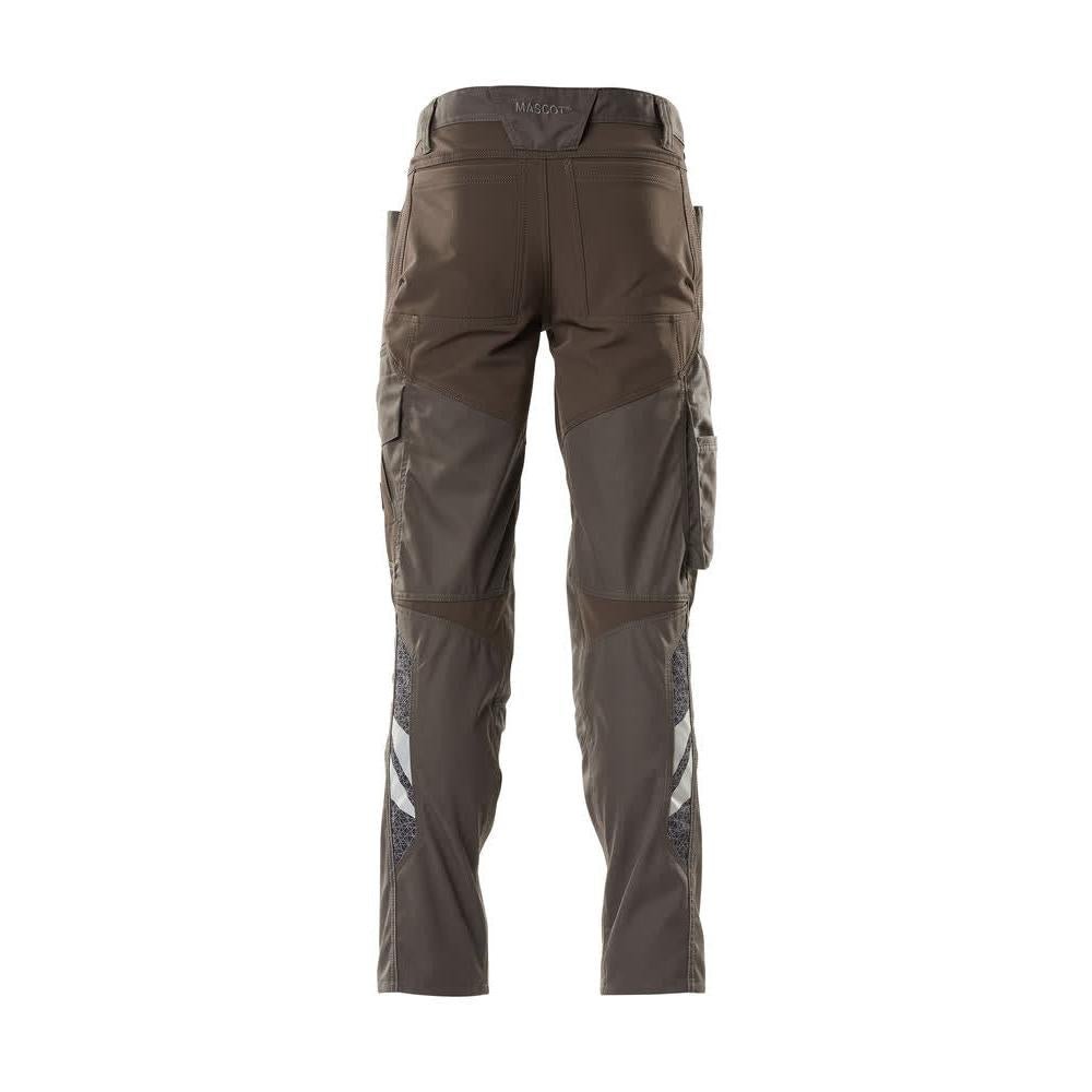 Hose mit Knietaschen, Stretch-Einsätze Hose, dunkelanthrazit