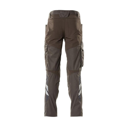 Hose mit Knietaschen, Stretch-Einsätze Hose, dunkelanthrazit