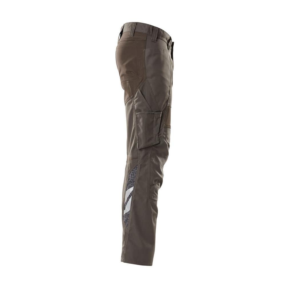 Hose mit Knietaschen, Stretch-Einsätze Hose, dunkelanthrazit