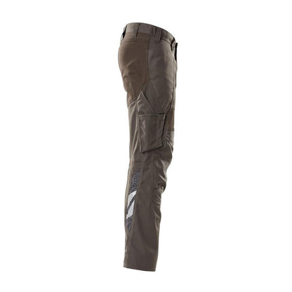 Hose mit Knietaschen, Stretch-Einsätze Hose, dunkelanthrazit